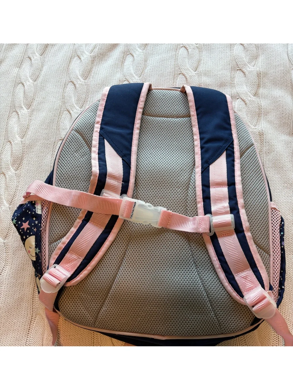 Pottery Barn Kids navy backpack